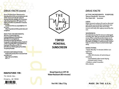 Package Label (Savingskin 203)
